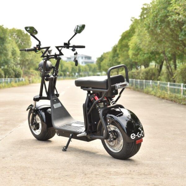 Ego Rider vie sinut harrastuksiin ja töihin tehokkaan 1000 watin moottorin ansiosta. Pitkäkestoinen 20 Ah (1,2 kWh) akku varmistaa pidemmät reissut. Valitse lisäakku tuplaamaan ajomatkat. <strong>Tällöin ajomatka jopa 120 km!</strong>  