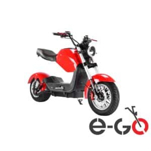 Ego Sport Sähköskootteri logolla punainen