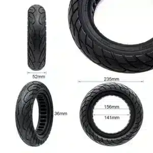 Sähköpotkulaudan täyskumirengas 10×2,125–6,1:B34 mitat